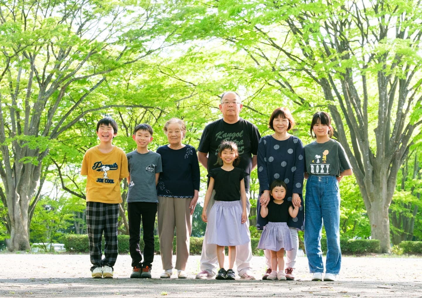 スマイルキッズ 限定 ロケーション写真 思い出 山形 佐直写真館