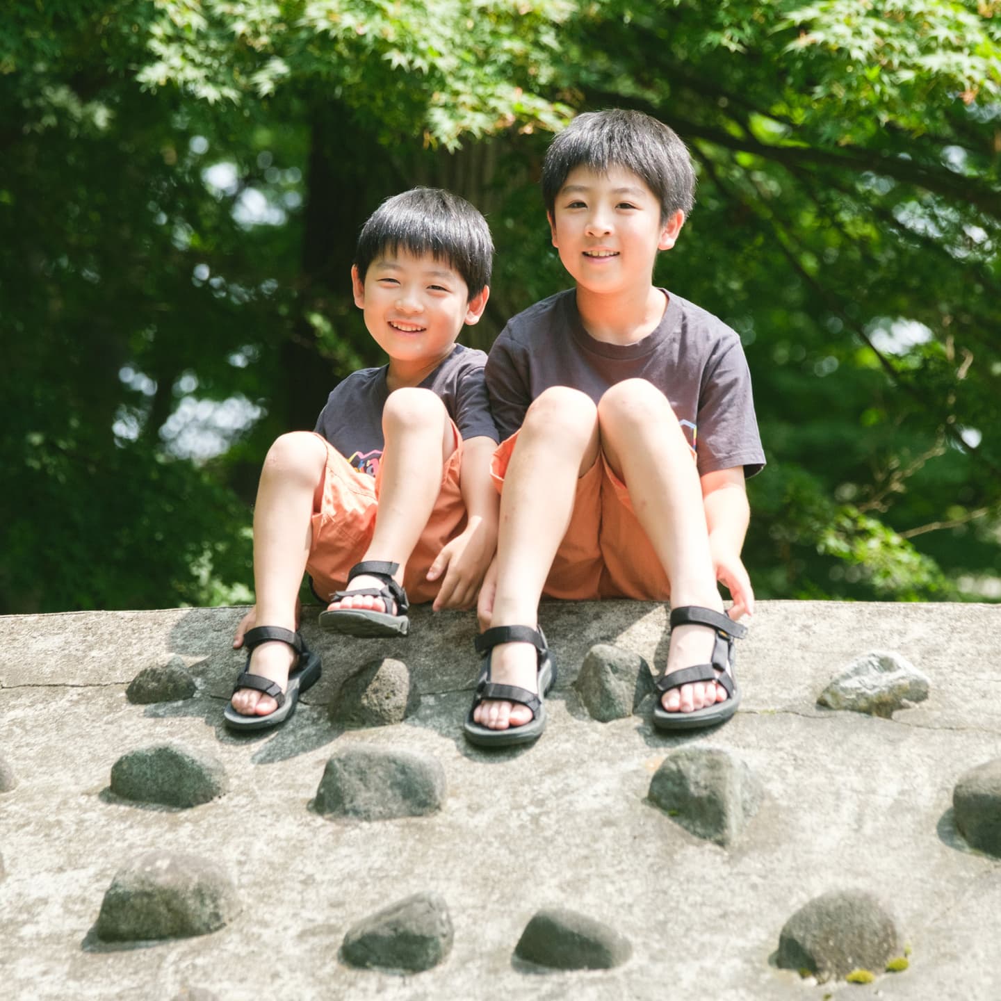 笑顔が最高の家族のロケーションフォトを山形で