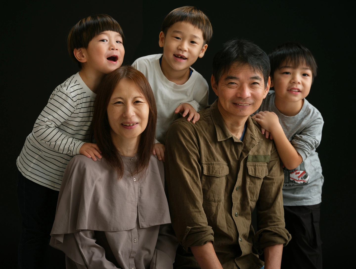お孫さまとご祖父母さまの孫ふぉと撮影例1