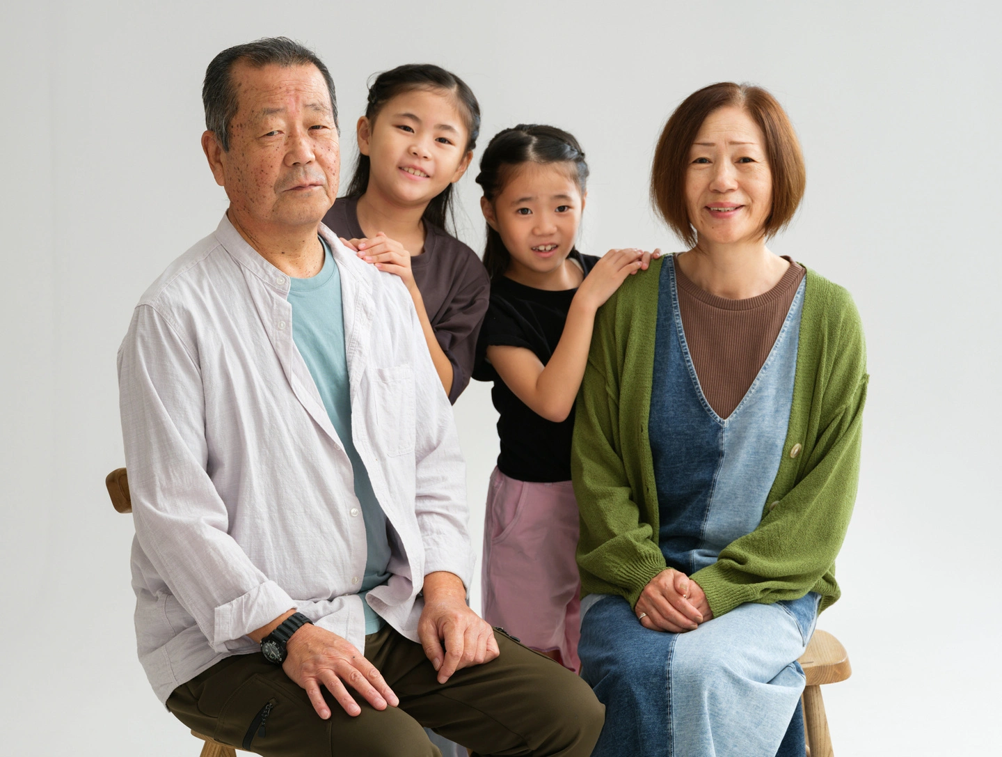 お孫さまとご祖父母さまの孫ふぉと撮影例5