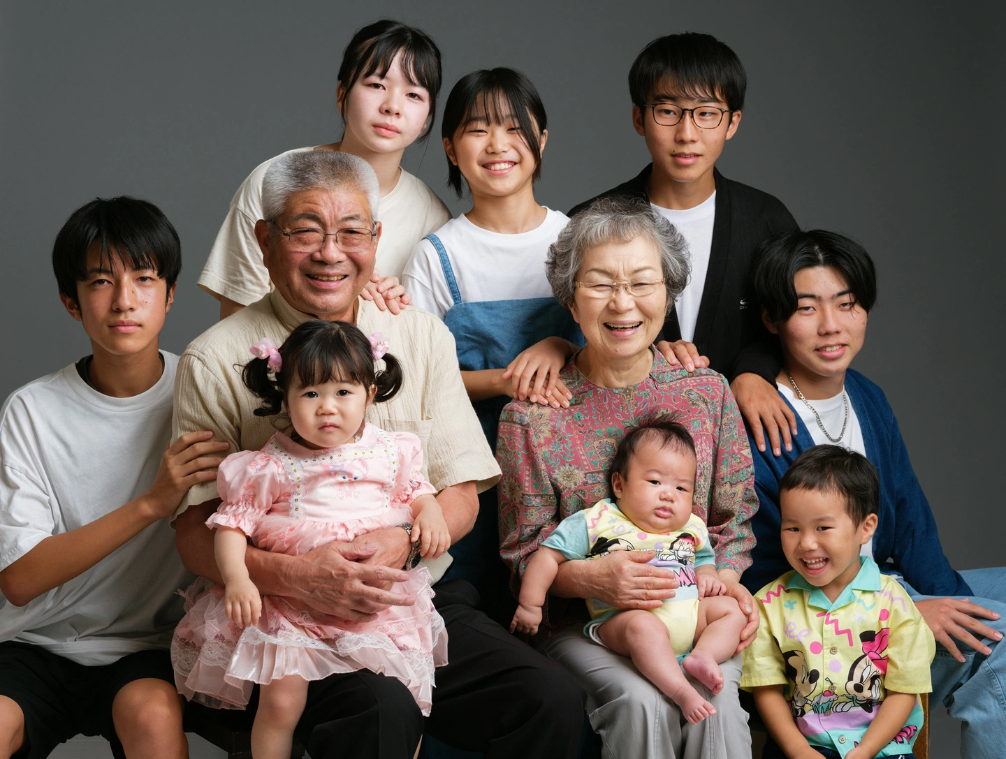 お孫さまとご祖父母さまの孫ふぉと撮影例4