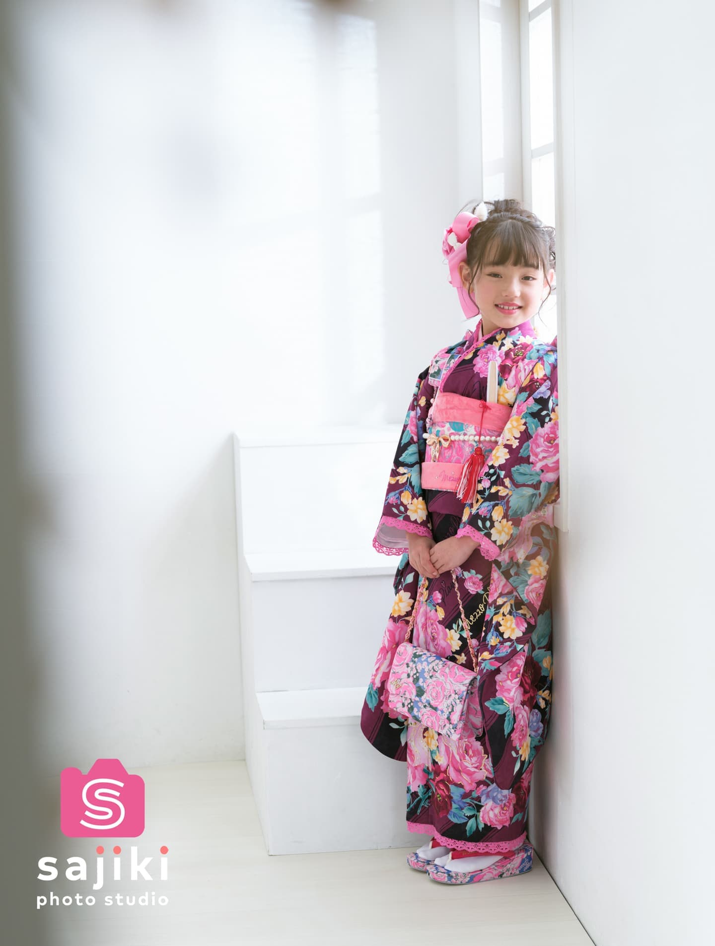 かわいい7歳の七五三
