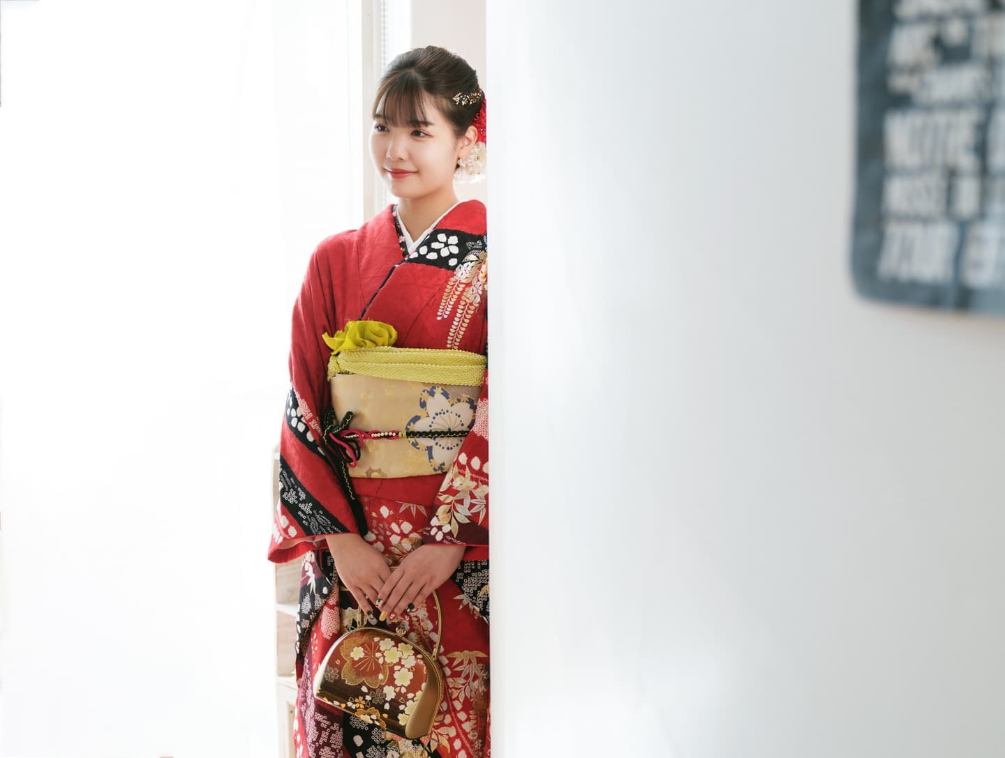 成人,二十歳,振袖,男子成人はロケーション撮影も佐直写真館