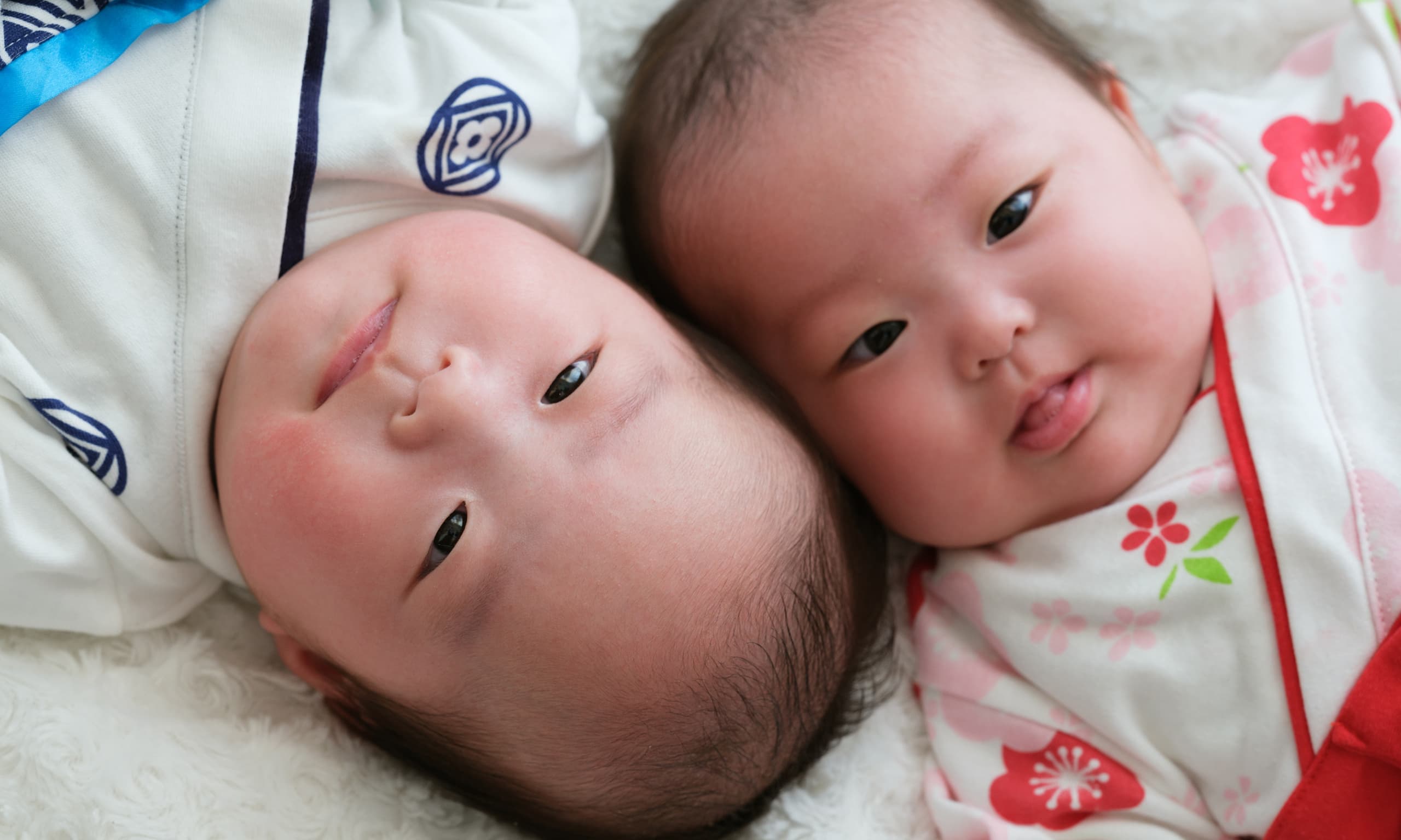 あかちゃん写真　双子